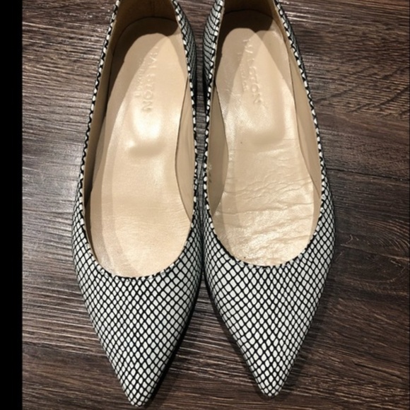 Halston Heritage Shoes - FINAL PRICE ✂️. Halston Heritage Leather Snake Flats - Size 8